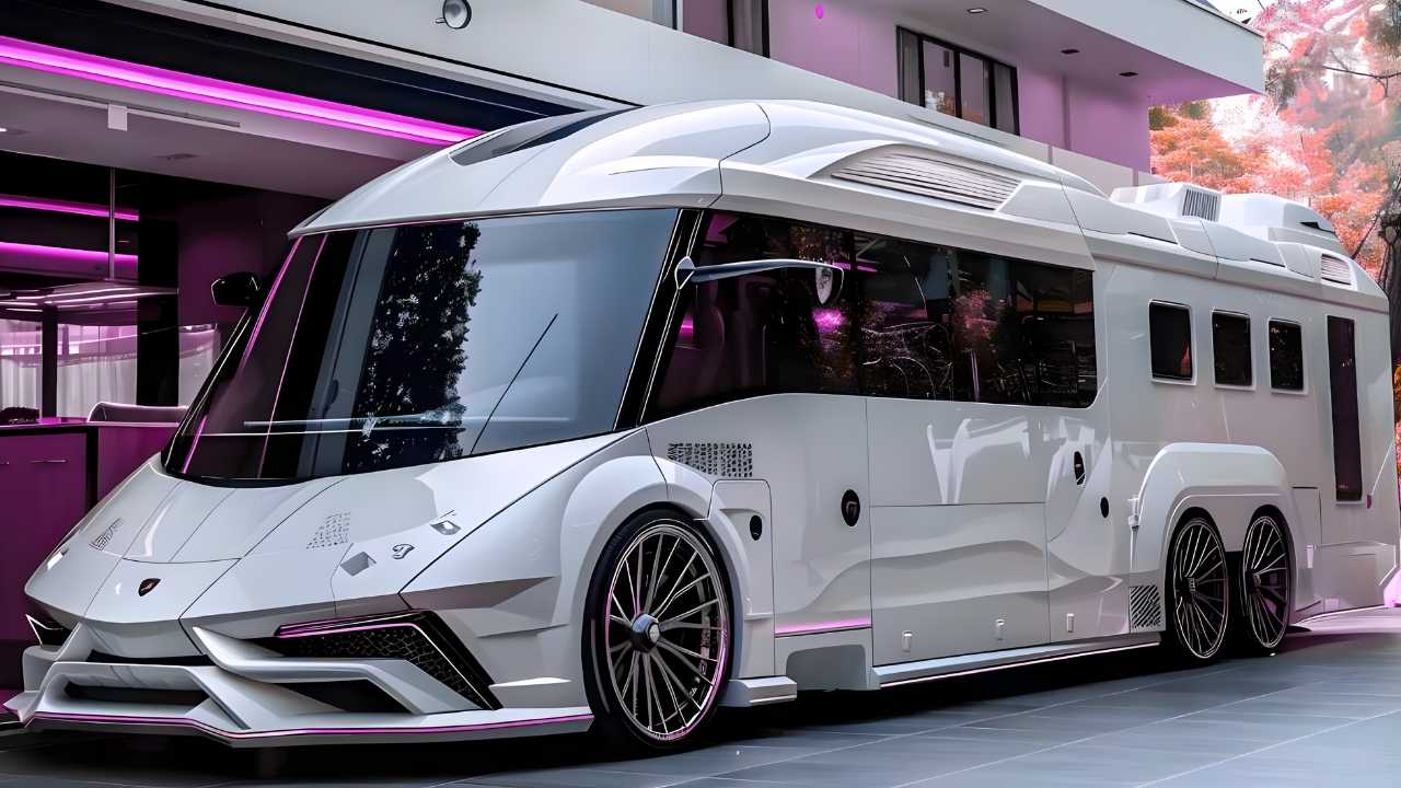 2026 Lamborghini Motorhome Bus Unveiled – $2 Million Ultra-Luxury Supercar-Inspired Home on Wheels